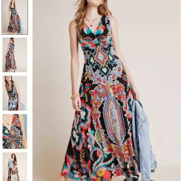 Anthropologie Maeve Camilla Maxi Dress - XL - Picture 1 of 5
